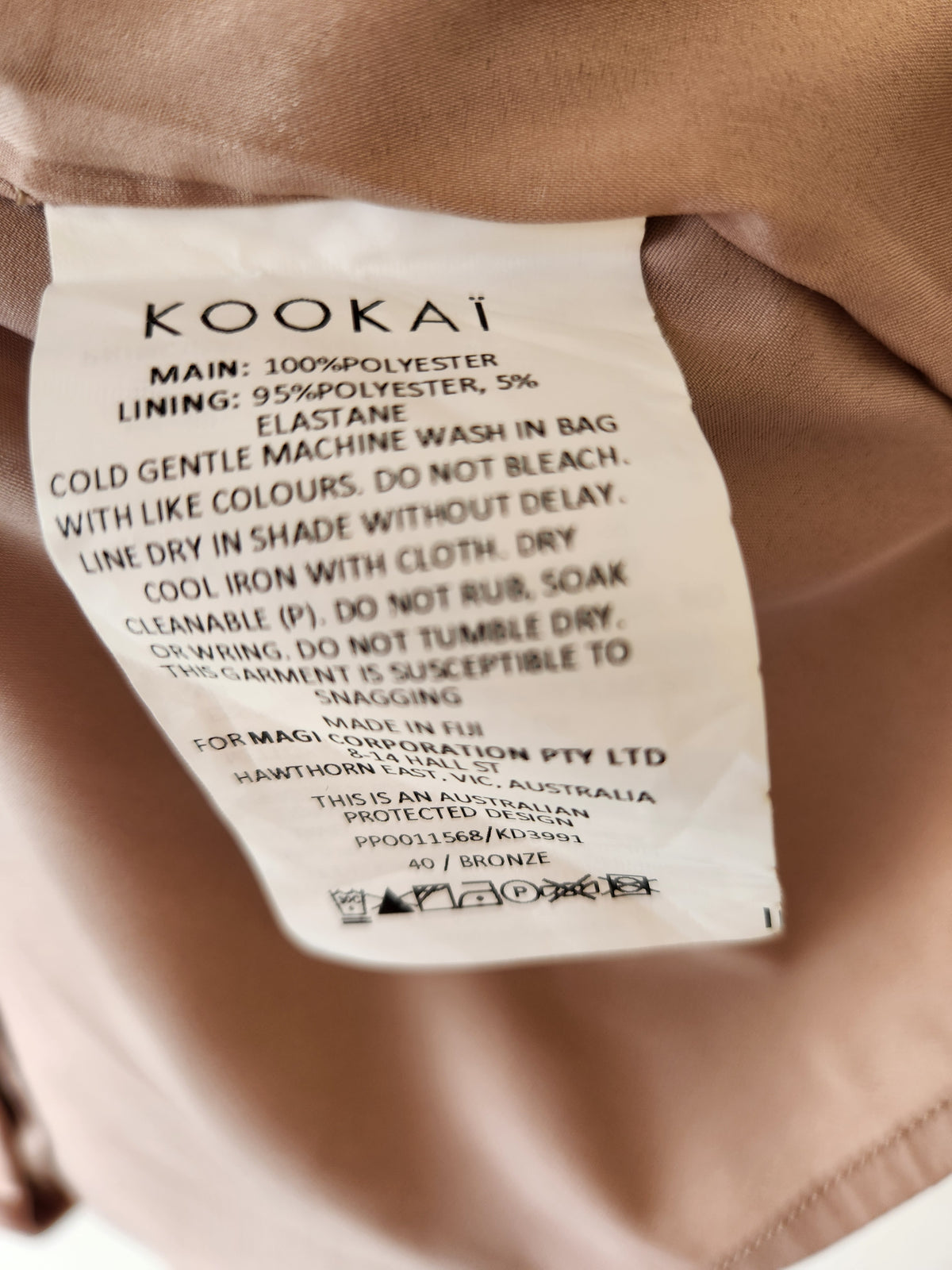 Kookai Golden Strapless Mini Dress 12