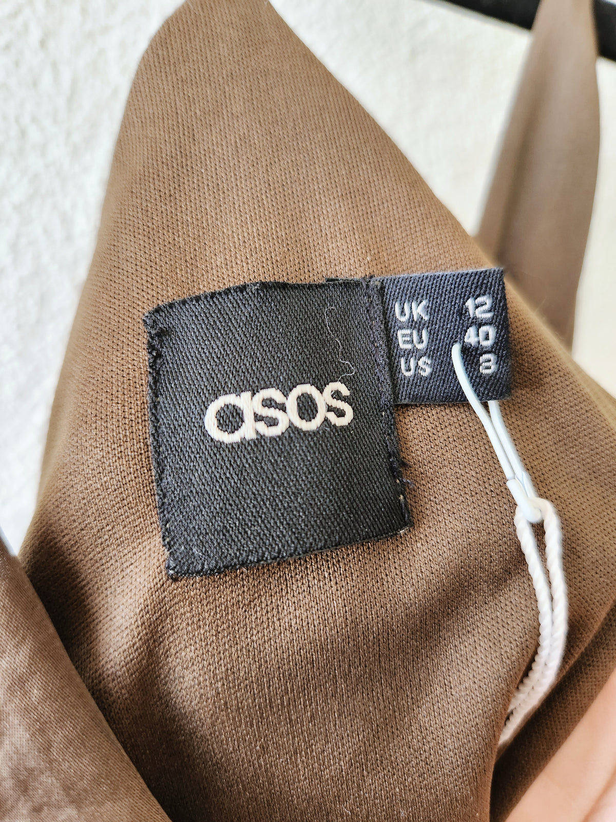 ASOS Khaki Maxi Dress 12