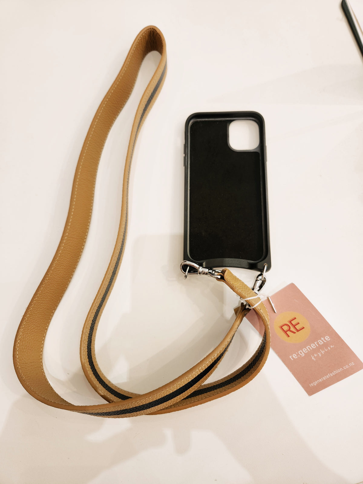 BANDOLIER Iphone 11 crossbody case Leather- thick strap Accessories