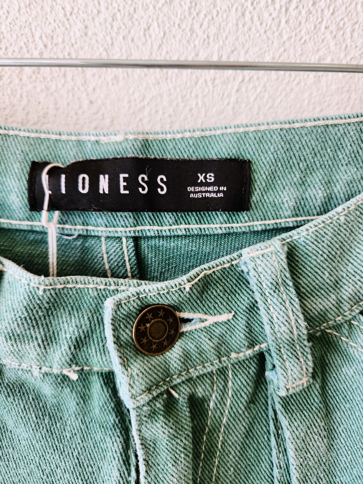 Lioness Green Cargo Denim XS