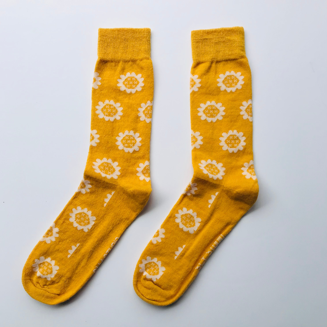 Sly Studio Socks Merino Yellow